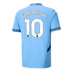 Strój piłkarski Manchester City Jack Grealish #10 Koszulka Podstawowej 2024-25 Krótki Rękaw