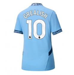 Strój piłkarski Manchester City Jack Grealish #10 Koszulka Podstawowej damskie 2024-25 Krótki Rękaw