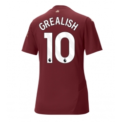 Strój piłkarski Manchester City Jack Grealish #10 Koszulka Trzeciej damskie 2024-25 Krótki Rękaw