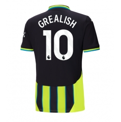 Strój piłkarski Manchester City Jack Grealish #10 Koszulka Wyjazdowej 2024-25 Krótki Rękaw