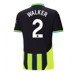 Strój piłkarski Manchester City Kyle Walker #2 Koszulka Wyjazdowej 2024-25 Krótki Rękaw