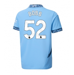 Strój piłkarski Manchester City Oscar Bobb #52 Koszulka Podstawowej 2024-25 Krótki Rękaw