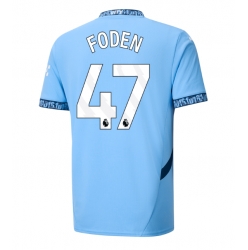 Strój piłkarski Manchester City Phil Foden #47 Koszulka Podstawowej 2024-25 Krótki Rękaw