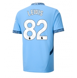 Strój piłkarski Manchester City Rico Lewis #82 Koszulka Podstawowej 2024-25 Krótki Rękaw