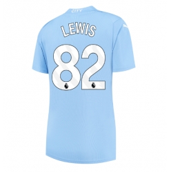 Strój piłkarski Manchester City Rico Lewis #82 Koszulka Podstawowej damskie 2023-24 Krótki Rękaw