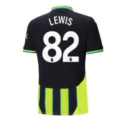 Strój piłkarski Manchester City Rico Lewis #82 Koszulka Wyjazdowej 2024-25 Krótki Rękaw