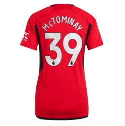 Strój piłkarski Manchester United Scott McTominay #39 Koszulka Podstawowej damskie 2023-24 Krótki Rękaw