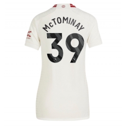 Strój piłkarski Manchester United Scott McTominay #39 Koszulka Trzeciej damskie 2023-24 Krótki Rękaw