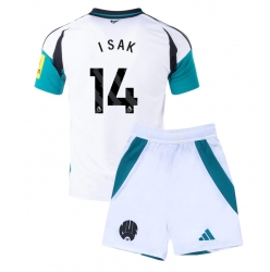 Strój piłkarski Newcastle United Alexander Isak #14 Koszulka Trzeciej dziecięce 2024-25 Krótki Rękaw (+ Krótkie spodenki)