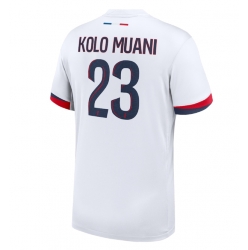 Strój piłkarski Paris Saint-Germain Randal Kolo Muani #23 Koszulka Wyjazdowej 2024-25 Krótki Rękaw