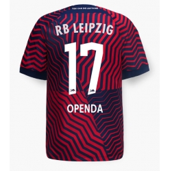 Strój piłkarski RB Leipzig Lois Openda #17 Koszulka Wyjazdowej 2023-24 Krótki Rękaw