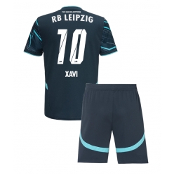 Strój piłkarski RB Leipzig Xavi Simons #10 Koszulka Trzeciej dziecięce 2024-25 Krótki Rękaw (+ Krótkie spodenki)