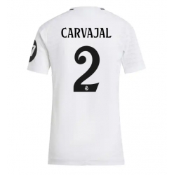 Strój piłkarski Real Madrid Daniel Carvajal #2 Koszulka Podstawowej damskie 2024-25 Krótki Rękaw