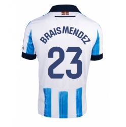 Strój piłkarski Real Sociedad Brais Mendez #23 Koszulka Podstawowej 2023-24 Krótki Rękaw