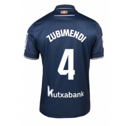 Strój piłkarski Real Sociedad Martin Zubimendi #4 Koszulka Wyjazdowej 2023-24 Krótki Rękaw