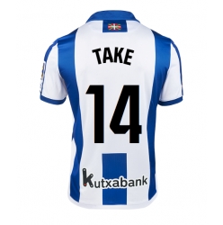 Strój piłkarski Real Sociedad Takefusa Kubo #14 Koszulka Podstawowej 2024-25 Krótki Rękaw