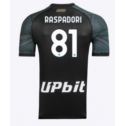 Strój piłkarski SSC Napoli Giacomo Raspadori #81 Koszulka Trzeciej 2023-24 Krótki Rękaw