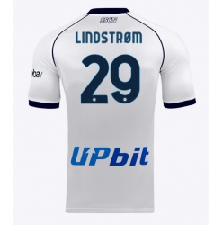 Strój piłkarski SSC Napoli Jesper Lindstrom #29 Koszulka Wyjazdowej 2023-24 Krótki Rękaw