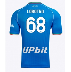 Strój piłkarski SSC Napoli Stanislav Lobotka #68 Koszulka Podstawowej 2023-24 Krótki Rękaw