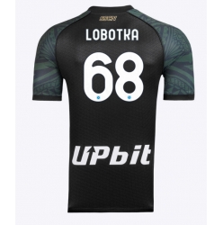 Strój piłkarski SSC Napoli Stanislav Lobotka #68 Koszulka Trzeciej 2023-24 Krótki Rękaw