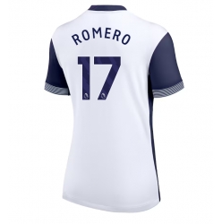 Strój piłkarski Tottenham Hotspur Cristian Romero #17 Koszulka Podstawowej damskie 2024-25 Krótki Rękaw