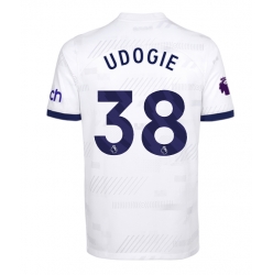 Strój piłkarski Tottenham Hotspur Destiny Udogie #38 Koszulka Podstawowej 2023-24 Krótki Rękaw