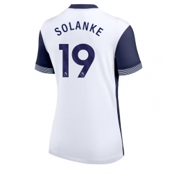 Strój piłkarski Tottenham Hotspur Dominic Solanke #19 Koszulka Podstawowej damskie 2024-25 Krótki Rękaw