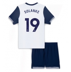 Strój piłkarski Tottenham Hotspur Dominic Solanke #19 Koszulka Podstawowej dziecięce 2024-25 Krótki Rękaw (+ Krótkie spodenki)