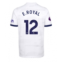 Strój piłkarski Tottenham Hotspur Emerson Royal #12 Koszulka Podstawowej 2023-24 Krótki Rękaw