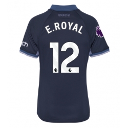 Strój piłkarski Tottenham Hotspur Emerson Royal #12 Koszulka Wyjazdowej damskie 2023-24 Krótki Rękaw