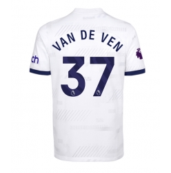 Strój piłkarski Tottenham Hotspur Micky van de Ven #37 Koszulka Podstawowej 2023-24 Krótki Rękaw