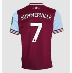 Strój piłkarski West Ham United Crysencio Summerville #7 Koszulka Podstawowej 2024-25 Krótki Rękaw