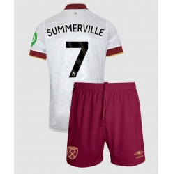 Strój piłkarski West Ham United Crysencio Summerville #7 Koszulka Trzeciej dziecięce 2024-25 Krótki Rękaw (+ Krótkie spodenki)