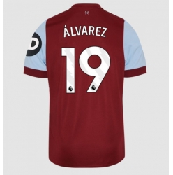 Strój piłkarski West Ham United Edson Alvarez #19 Koszulka Podstawowej 2023-24 Krótki Rękaw