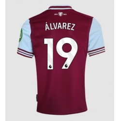 Strój piłkarski West Ham United Edson Alvarez #19 Koszulka Podstawowej 2024-25 Krótki Rękaw