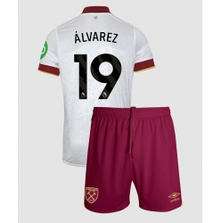 Strój piłkarski West Ham United Edson Alvarez #19 Koszulka Trzeciej dziecięce 2024-25 Krótki Rękaw (+ Krótkie spodenki)