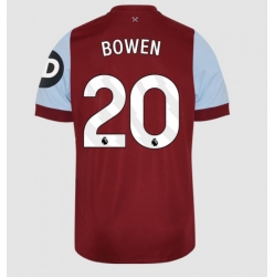 Strój piłkarski West Ham United Jarrod Bowen #20 Koszulka Podstawowej 2023-24 Krótki Rękaw