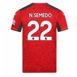 Strój piłkarski Wolves Nelson Semedo #22 Koszulka Wyjazdowej 2023-24 Krótki Rękaw